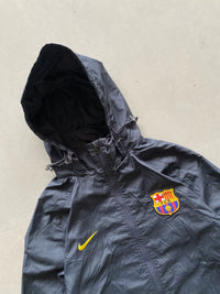 VINTAGE NIKE BARCELONA HOODED JACKET - L