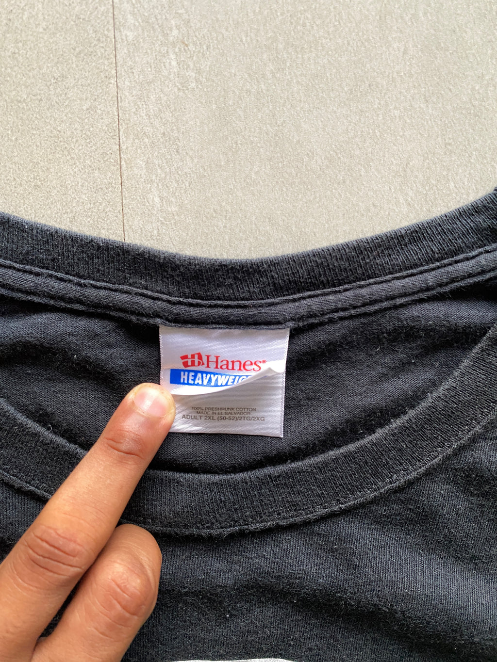 VINTAGE HANES METALICA FUEL TEE - S