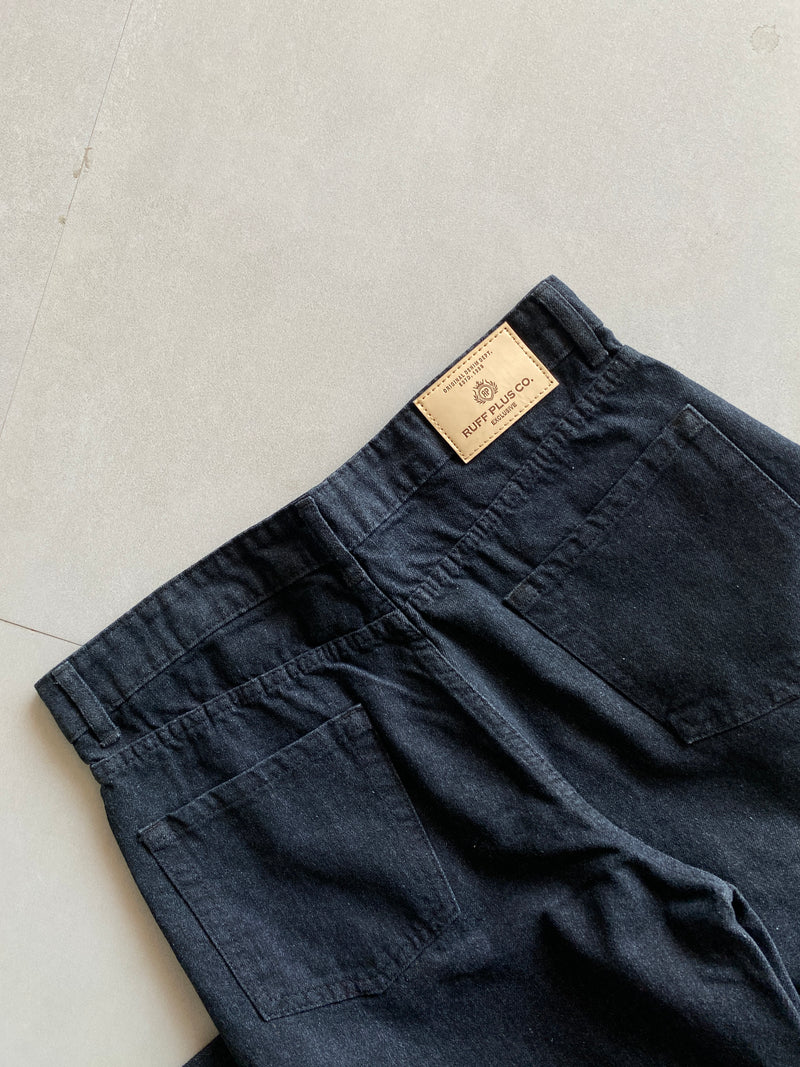 B63 BAGGY WIDE LEG DENIM - L