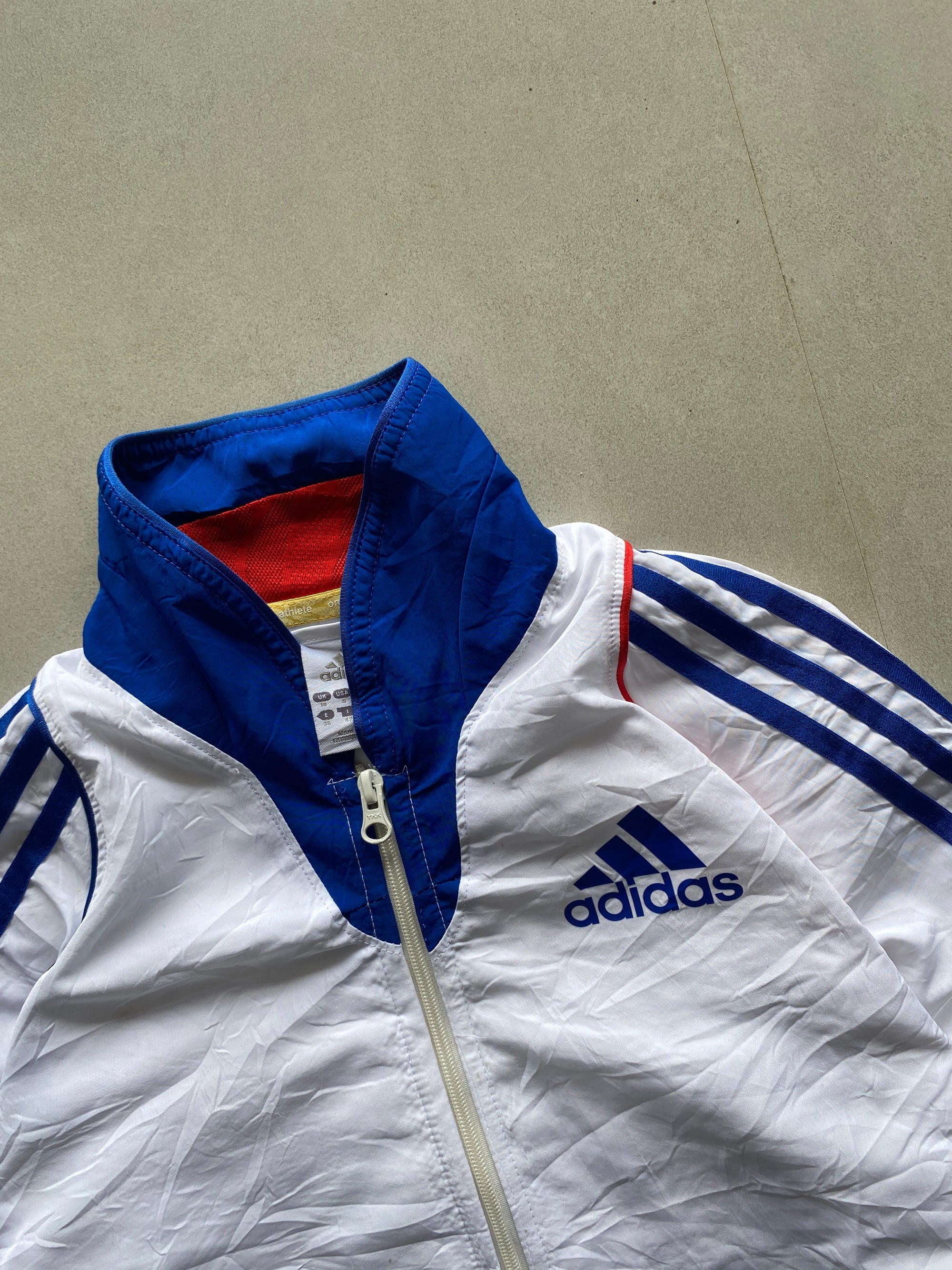 ADIDAS STRIPED FRANCE JACKET- M