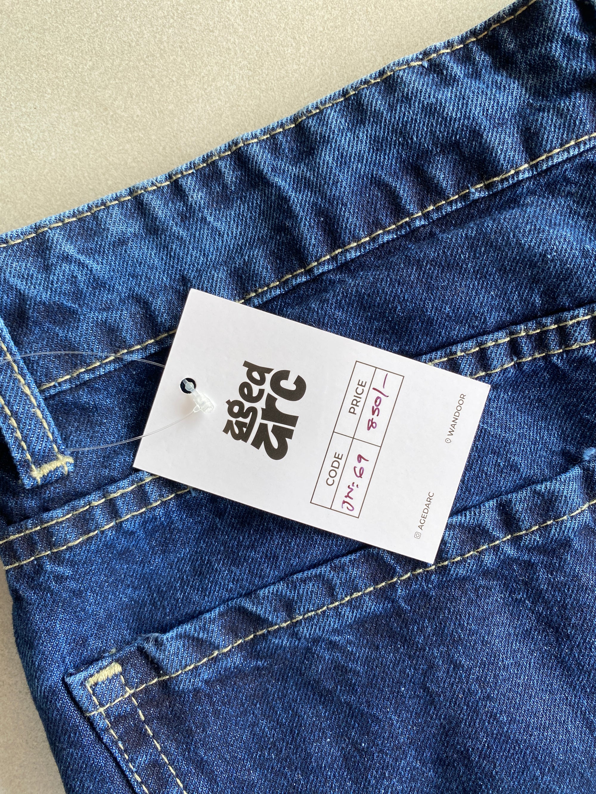 STRIGHT FIT DENIM - M