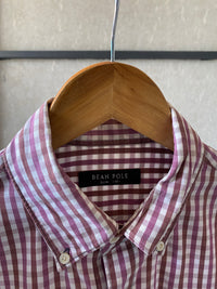 BEAN POLE CHECKED SHIRT - S