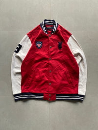 VINTAGE RALPH LAUREN VARSITY JACKET - M