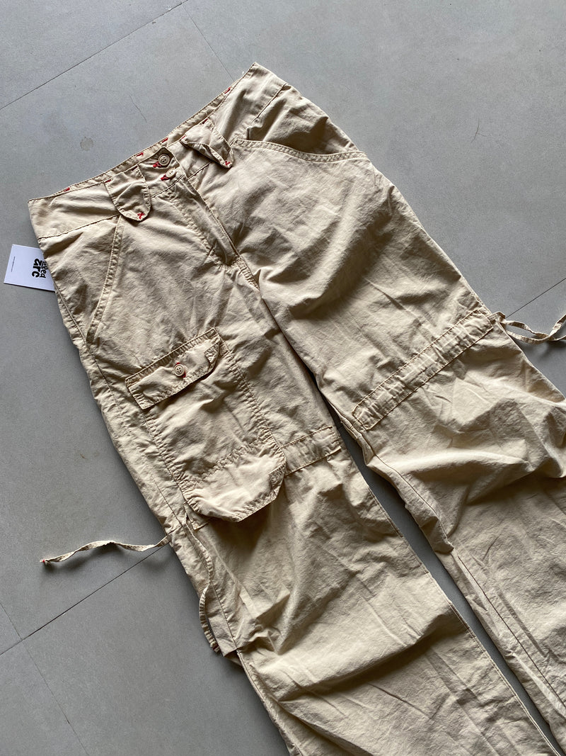 WIDE LEG CARGO PANT - XS