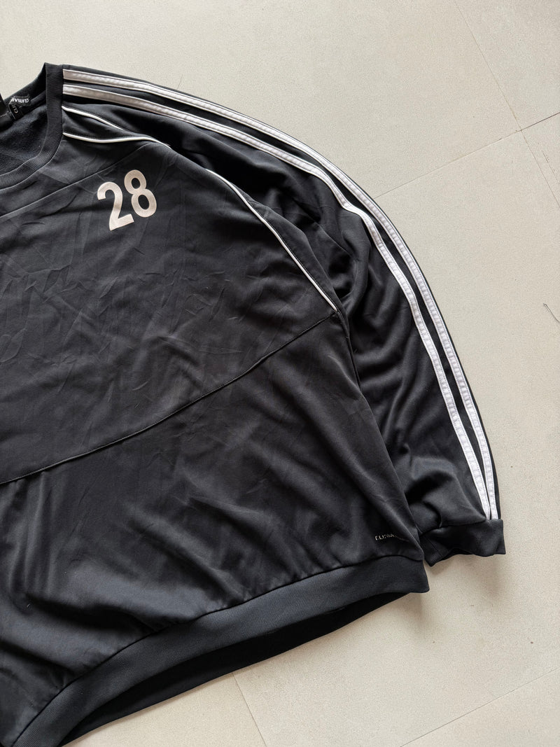 ADIDAS STRIPED PULL OVER - XL