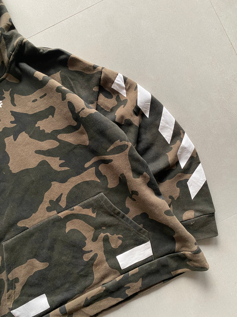 OFF WHITE SEEING THINGS CAMOU HOODIE - L