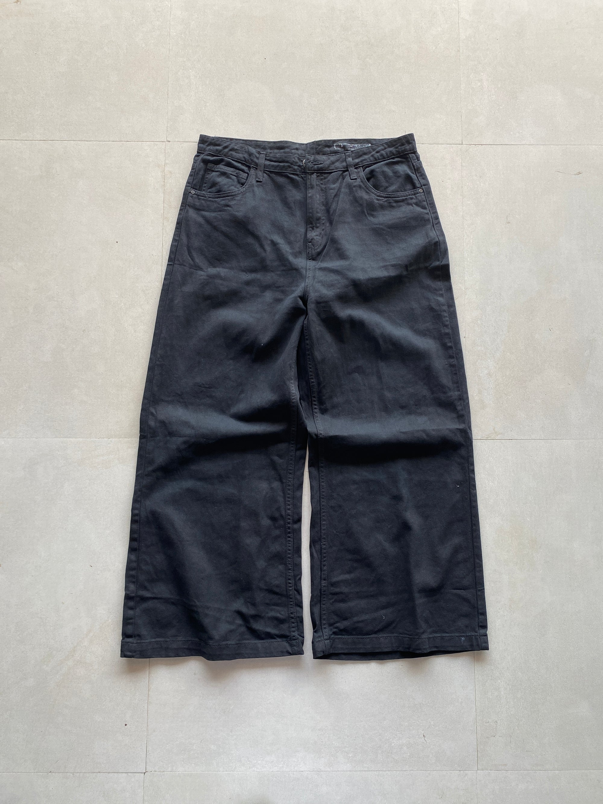 WIDE LEG DENIM - M
