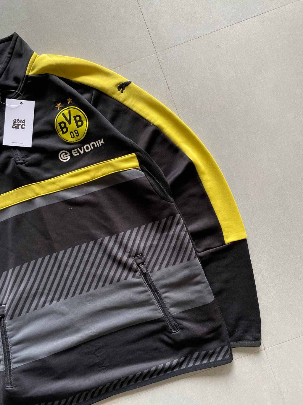 PUMA BORUSSIA DORTMUND QUARTER ZIP - M