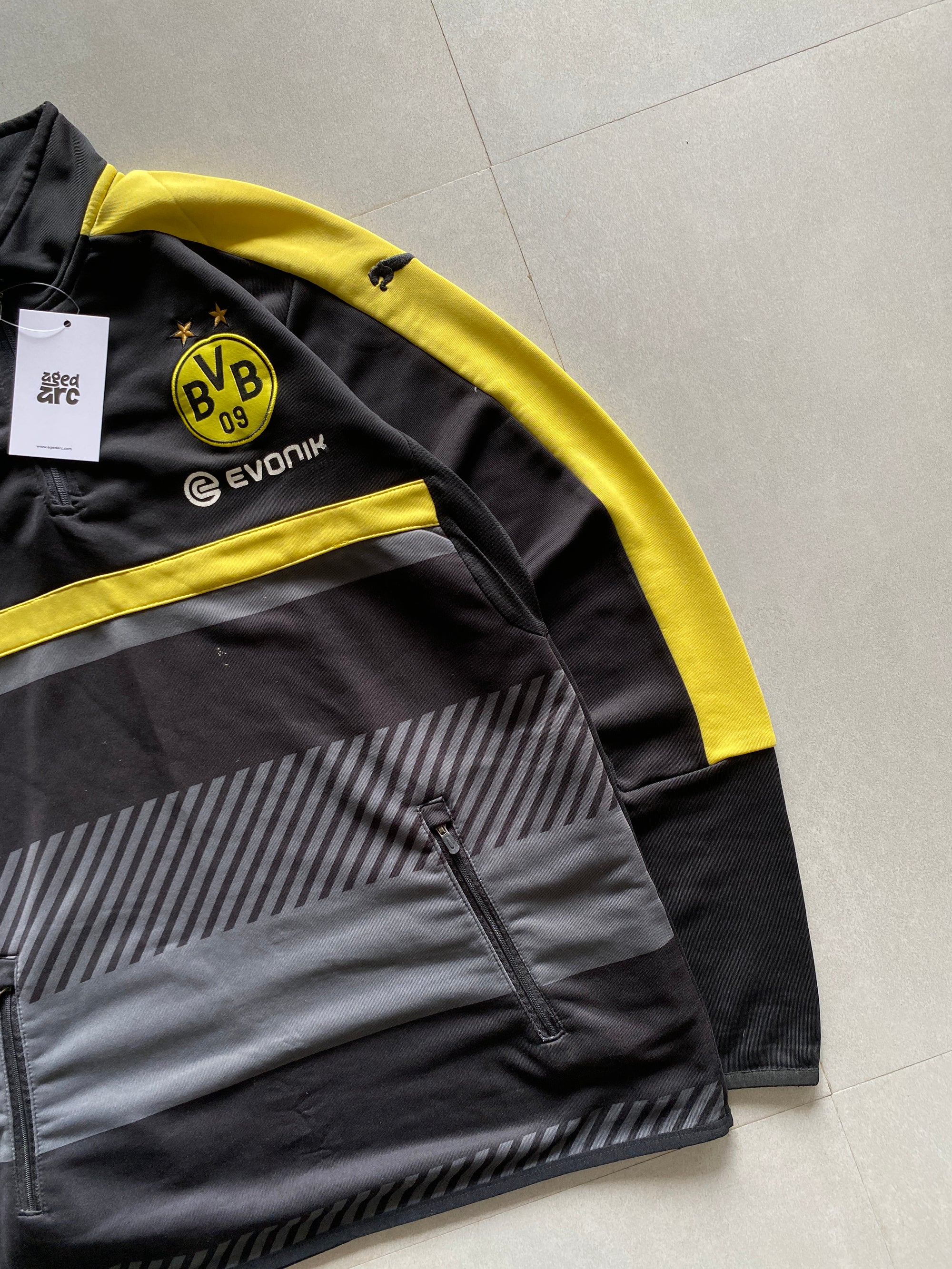 PUMA BORUSSIA DORTMUND QUARTER ZIP - M