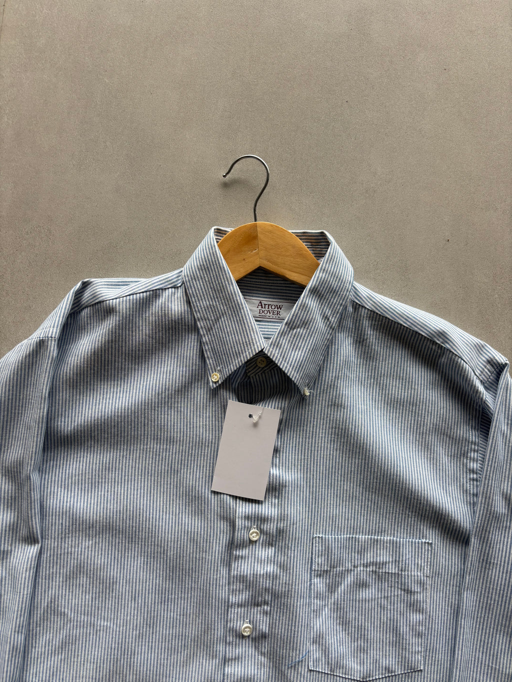 ARROW BLUE STRIPED SHIRT - L