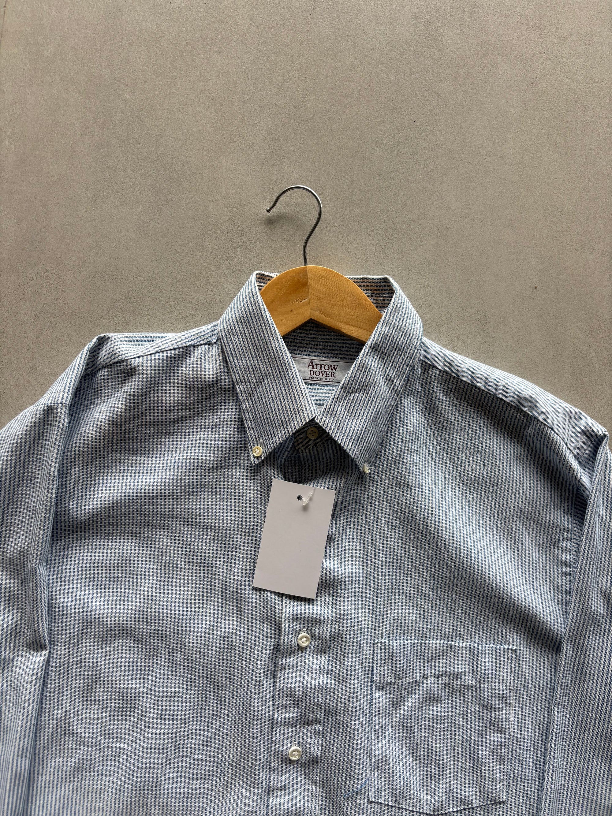 ARROW BLUE STRIPED SHIRT - L