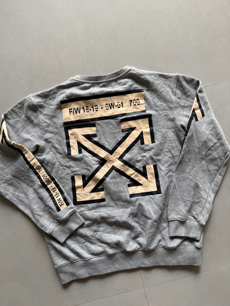 OFF WHITE SWEATSHRT - M