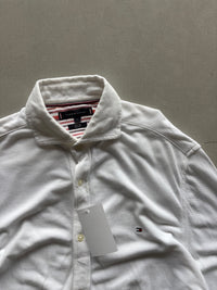 TOMMY HILFIGER SLIM FIT WHITE FORMAL SHIRT - L
