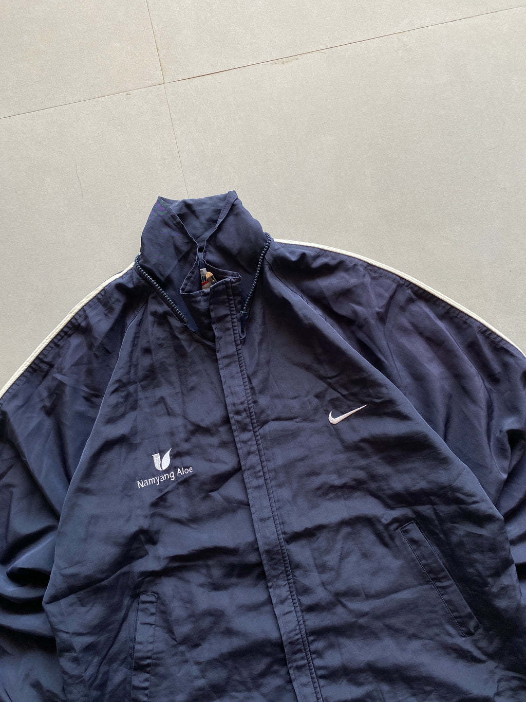 90s NIKE BIG LOGO JACKET - L
