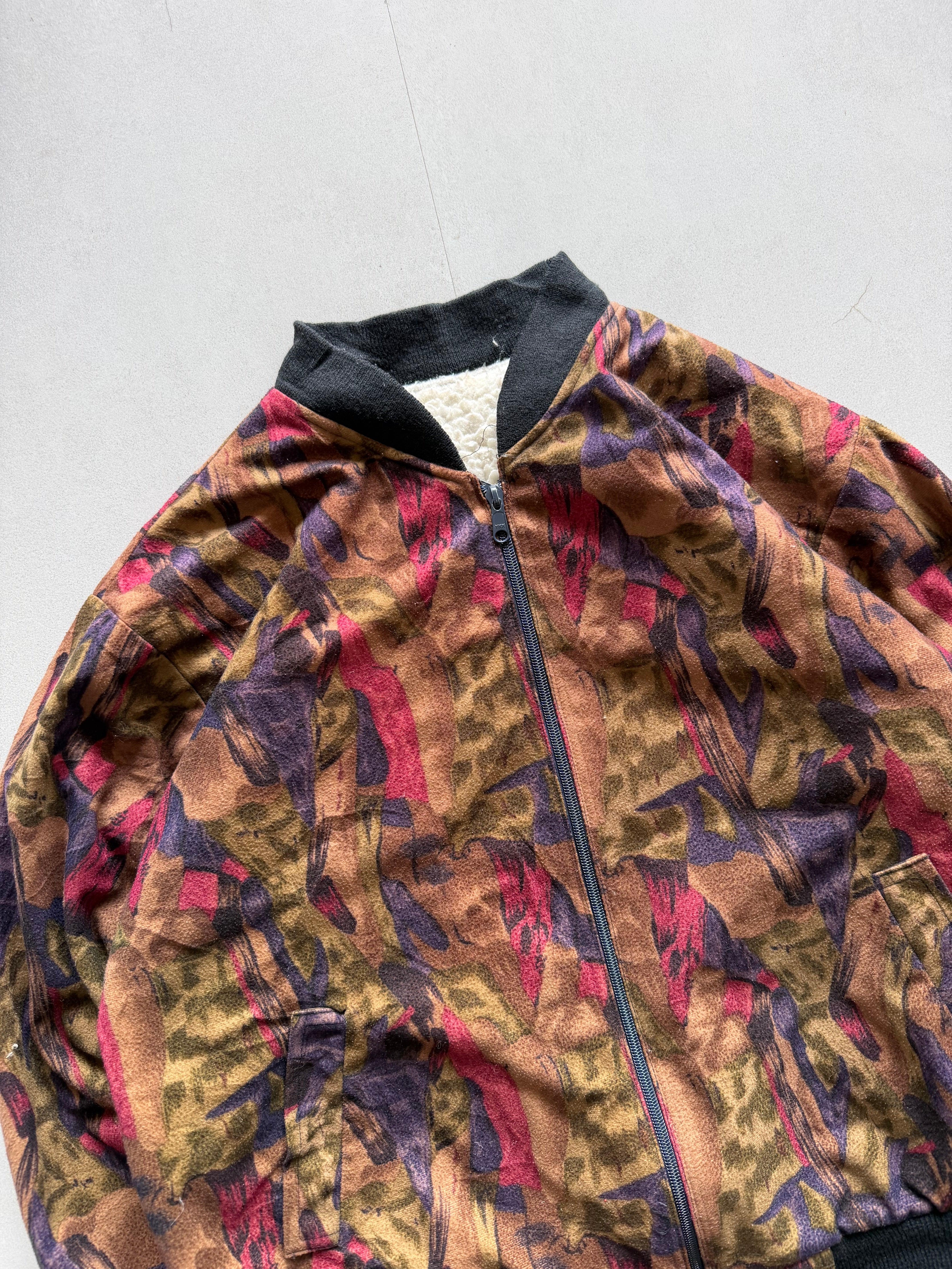 VINTAGE BOMBER STYLE JACKET - M – Aged Arc