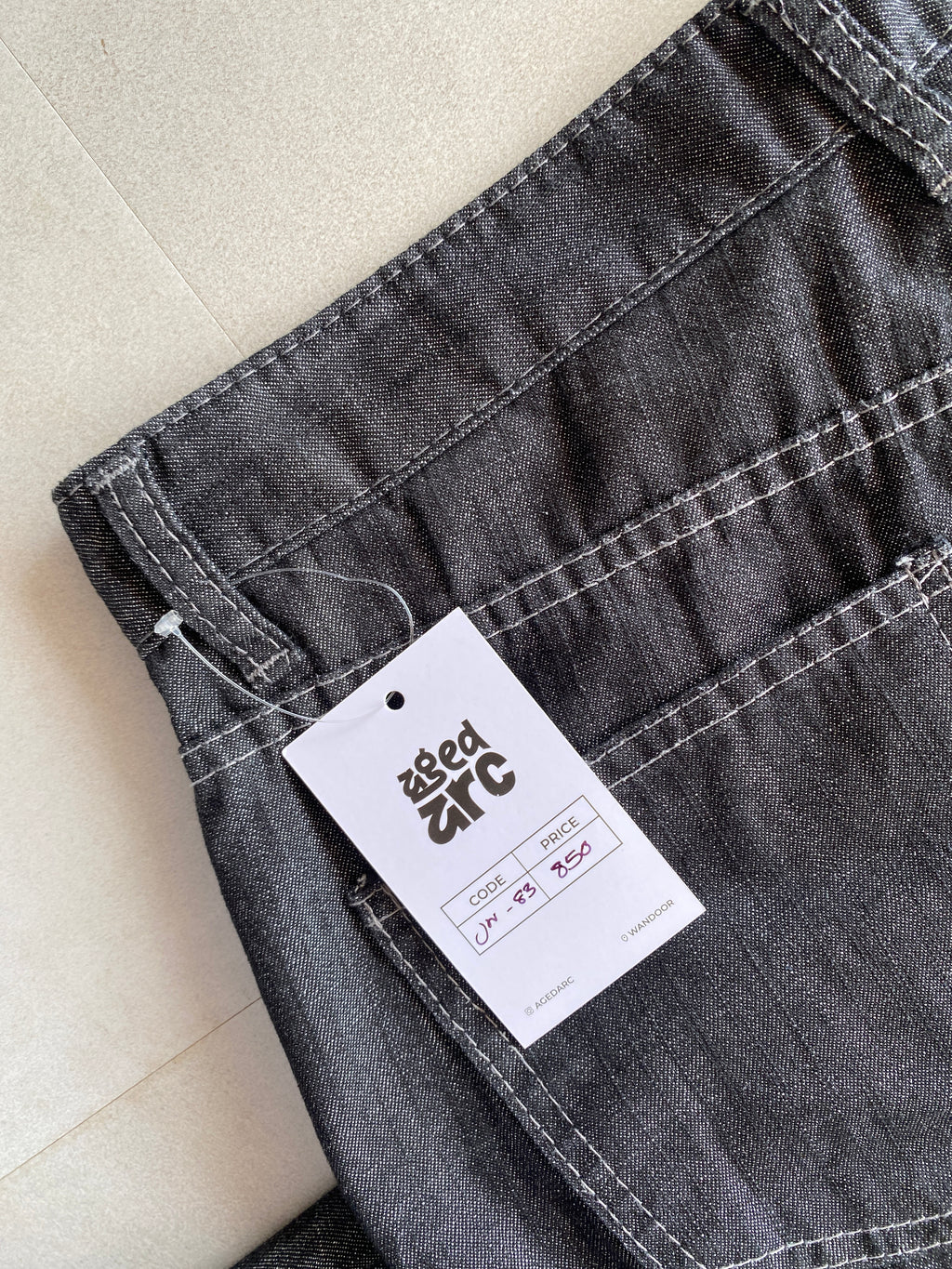 BAGGY DENIM - S