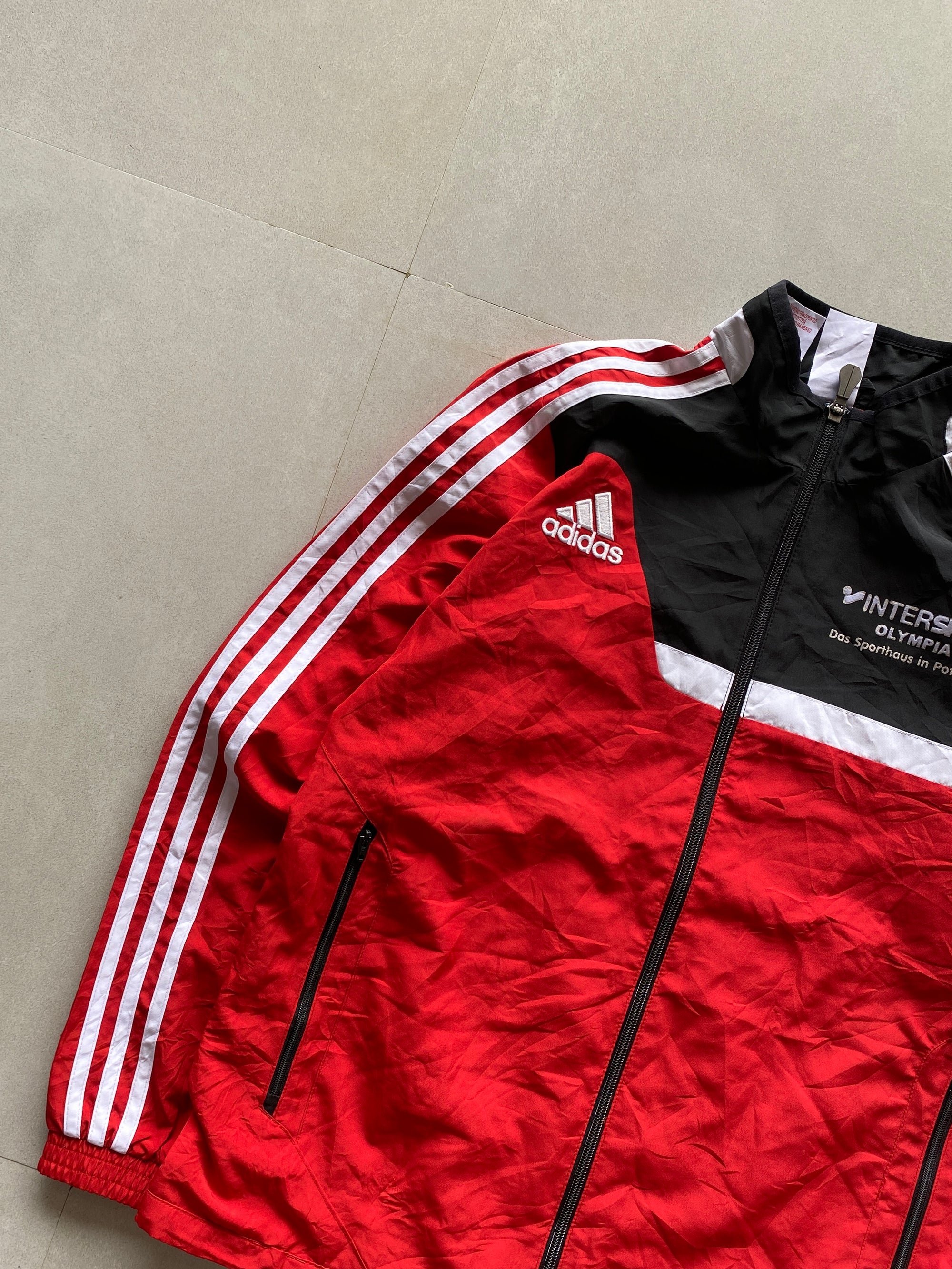 ADIDAS STRIPED JACKET - M