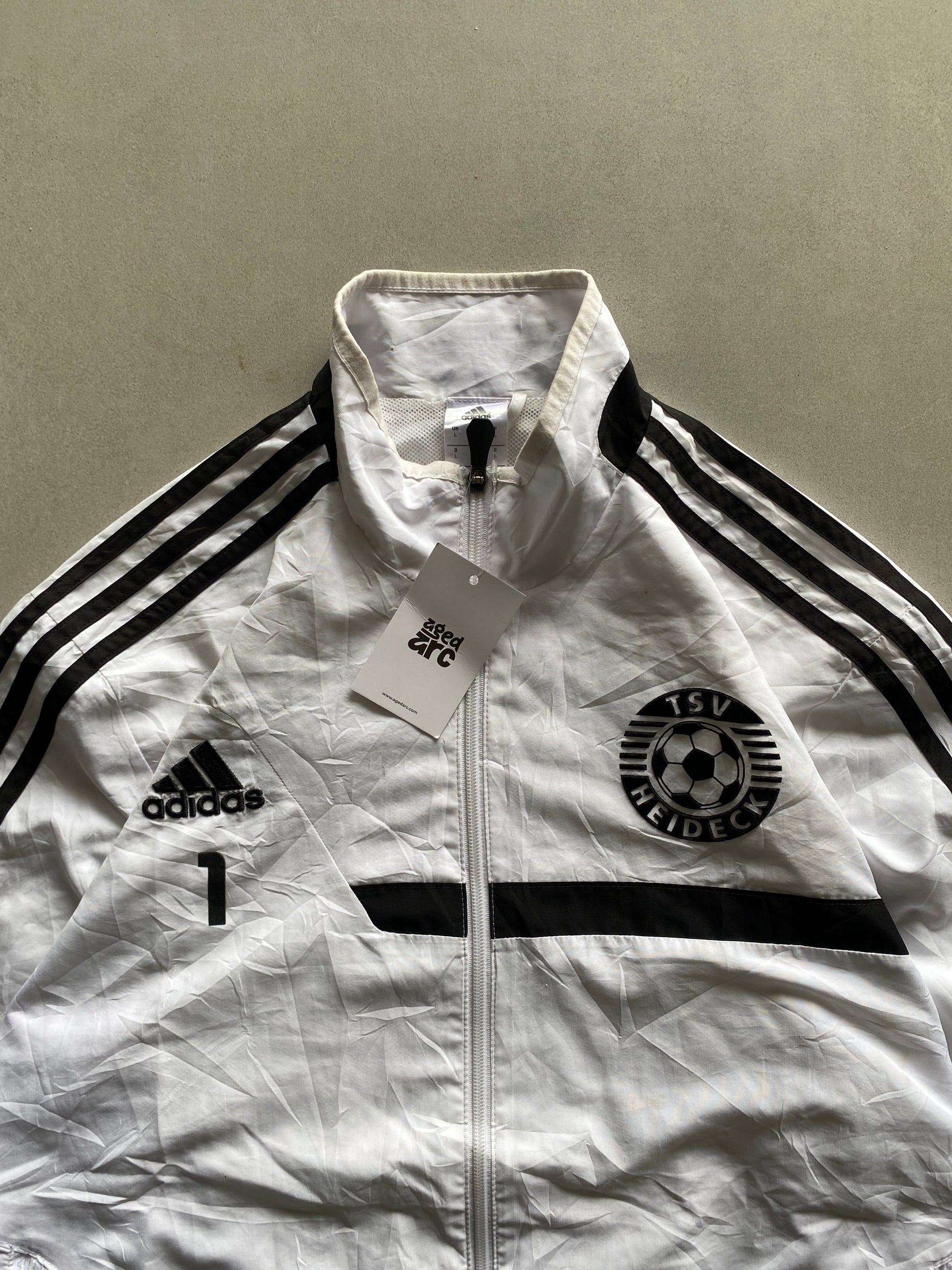 ADIDAS STRIPED JACKET - XL