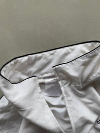 ADIDAS WHITE TRACK JACKET - M