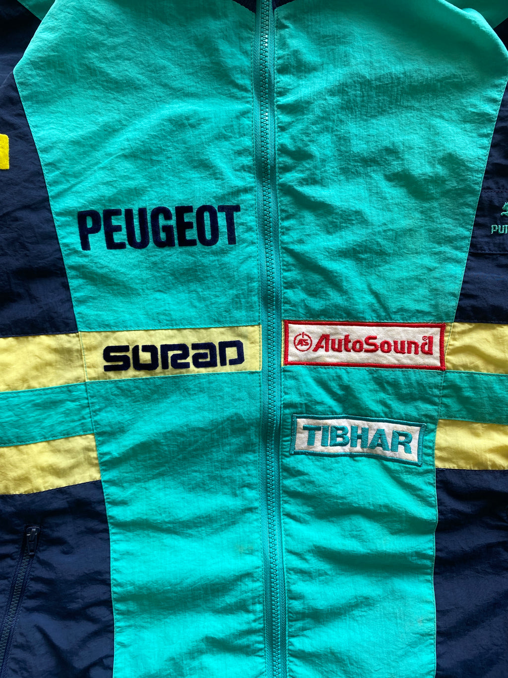 VINTAGE PUMA PUEGEOT RACING JACKET - L