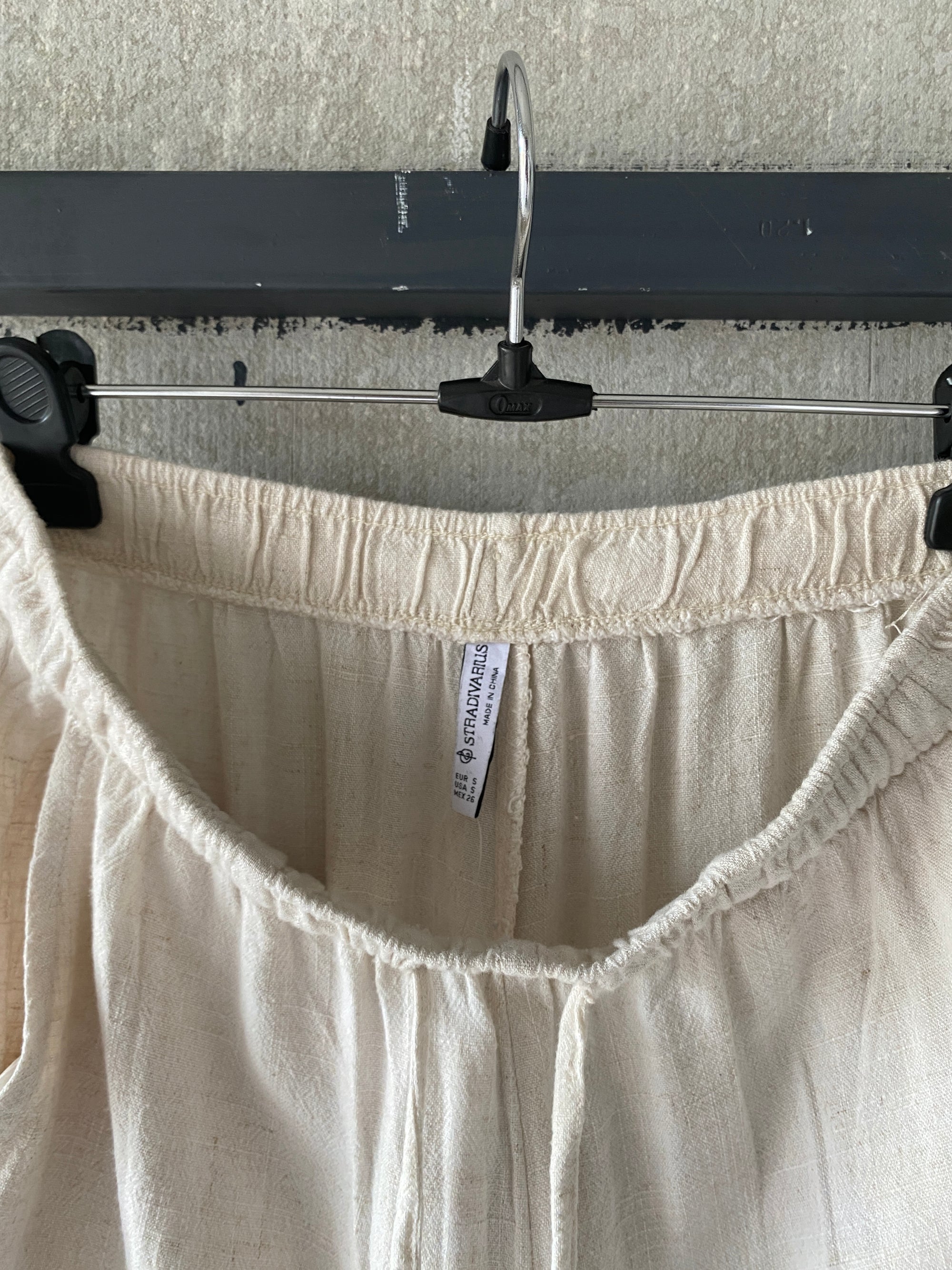 JOAN VAS BAGGY LINEN PANT - M