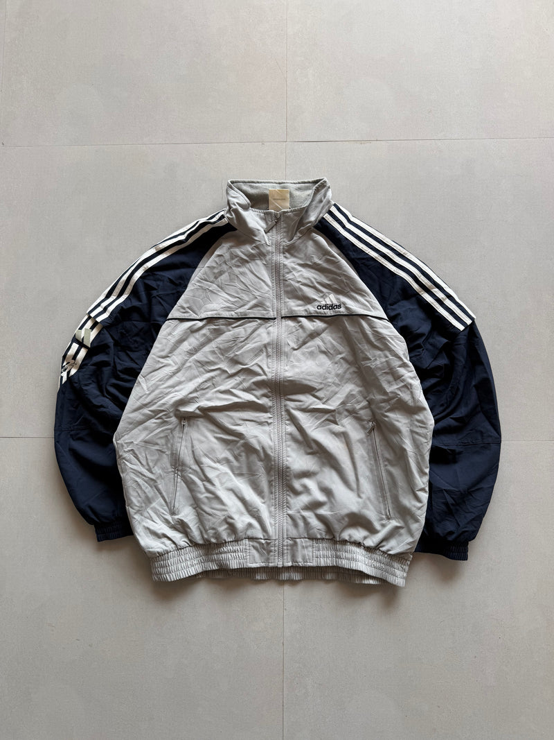 VINTAGE ADIDAS STRIPED JACKET - XL