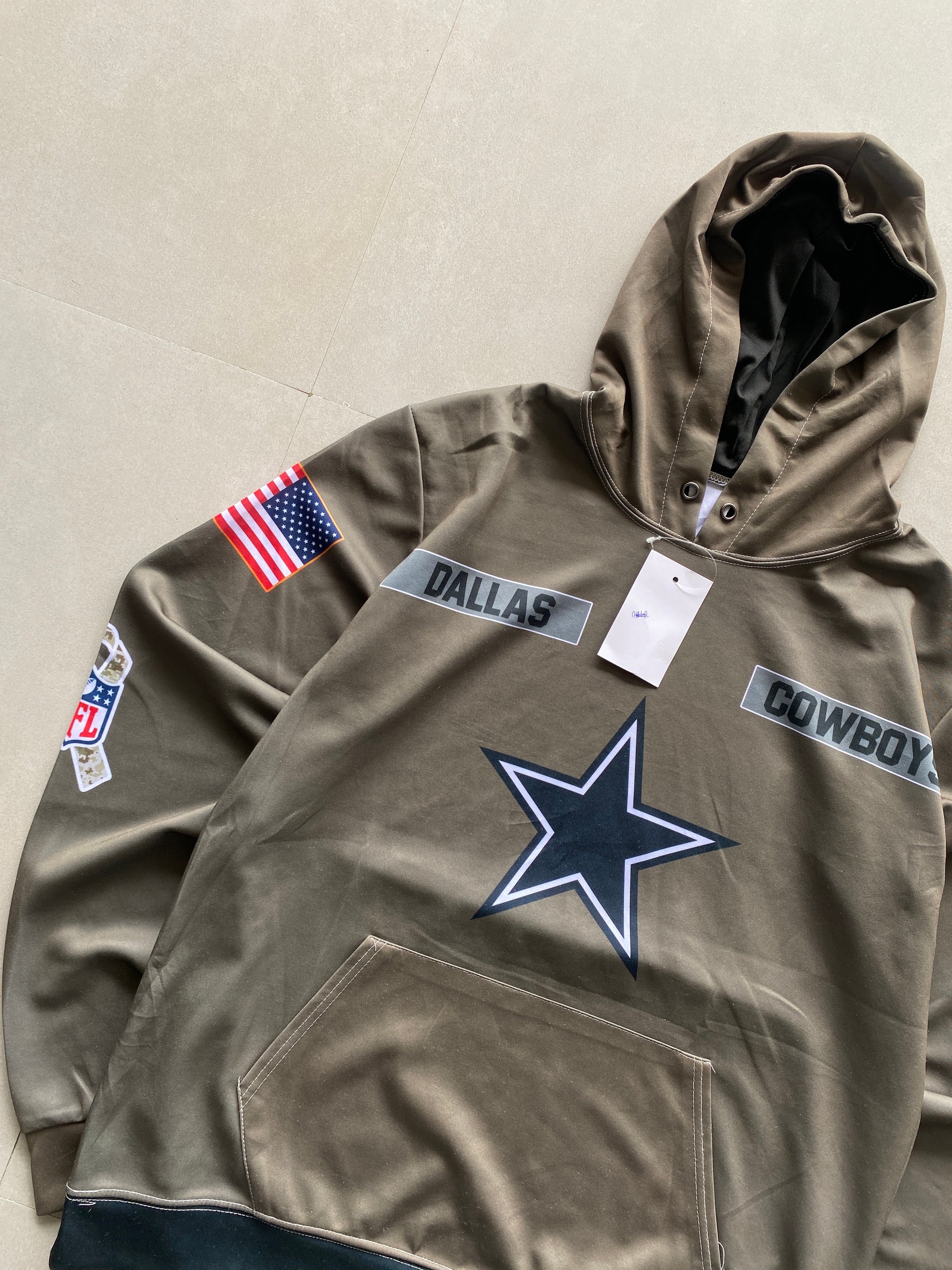NFL DALLAS COWBOY HOODIE - L