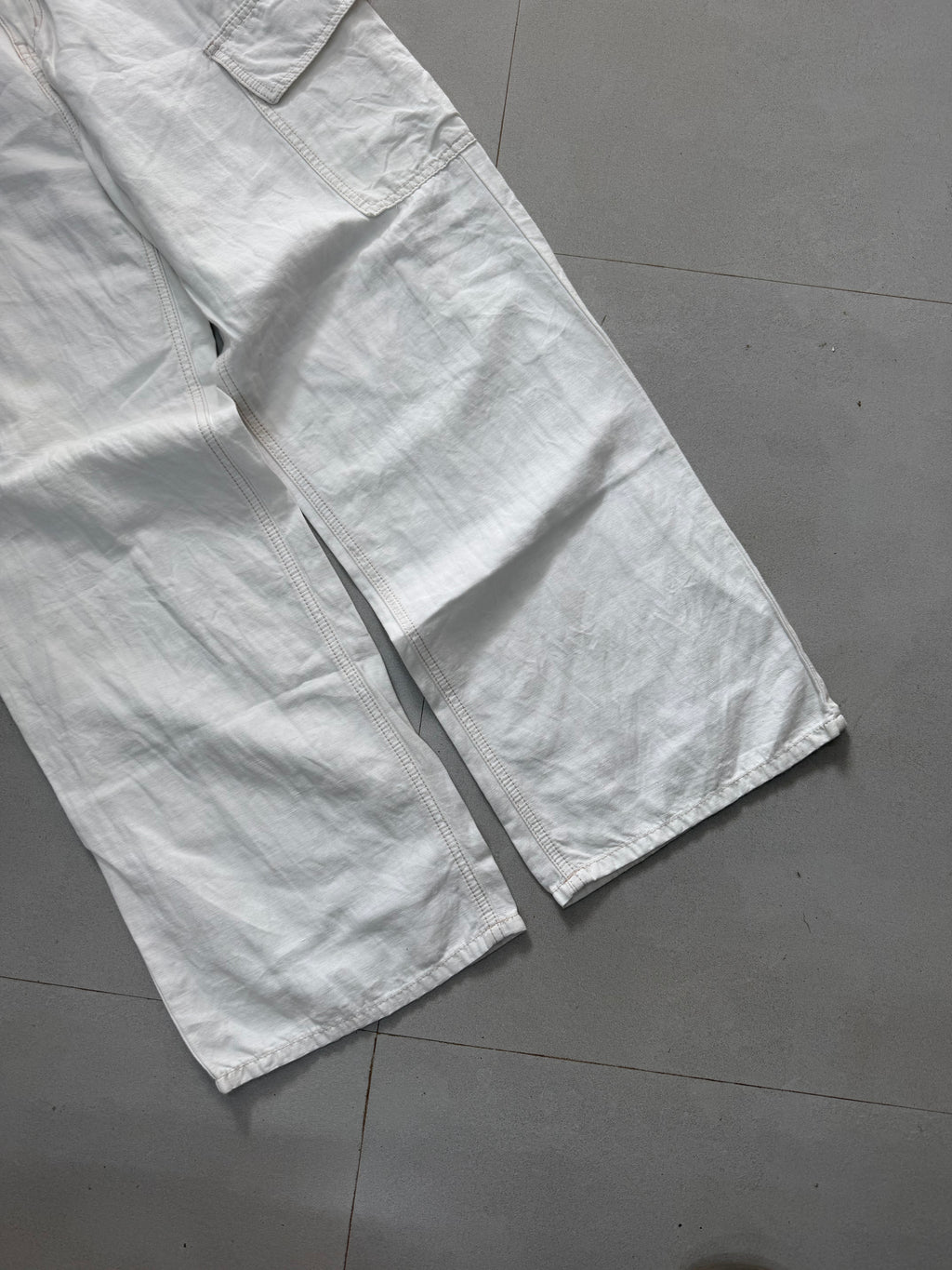 WIDE LEG LINEN PANT LNP41 - S