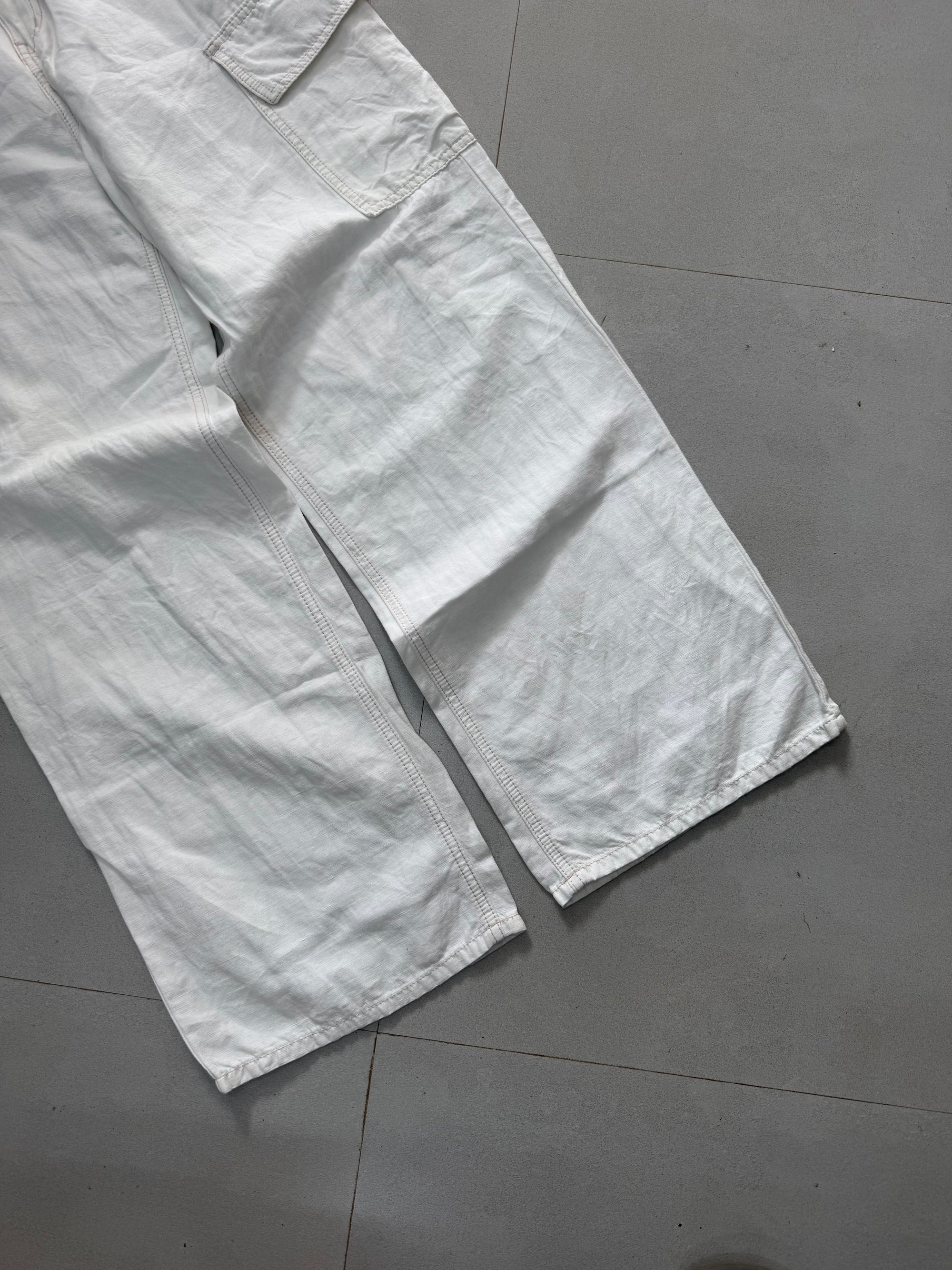 WIDE LEG LINEN PANT LNP41 - S