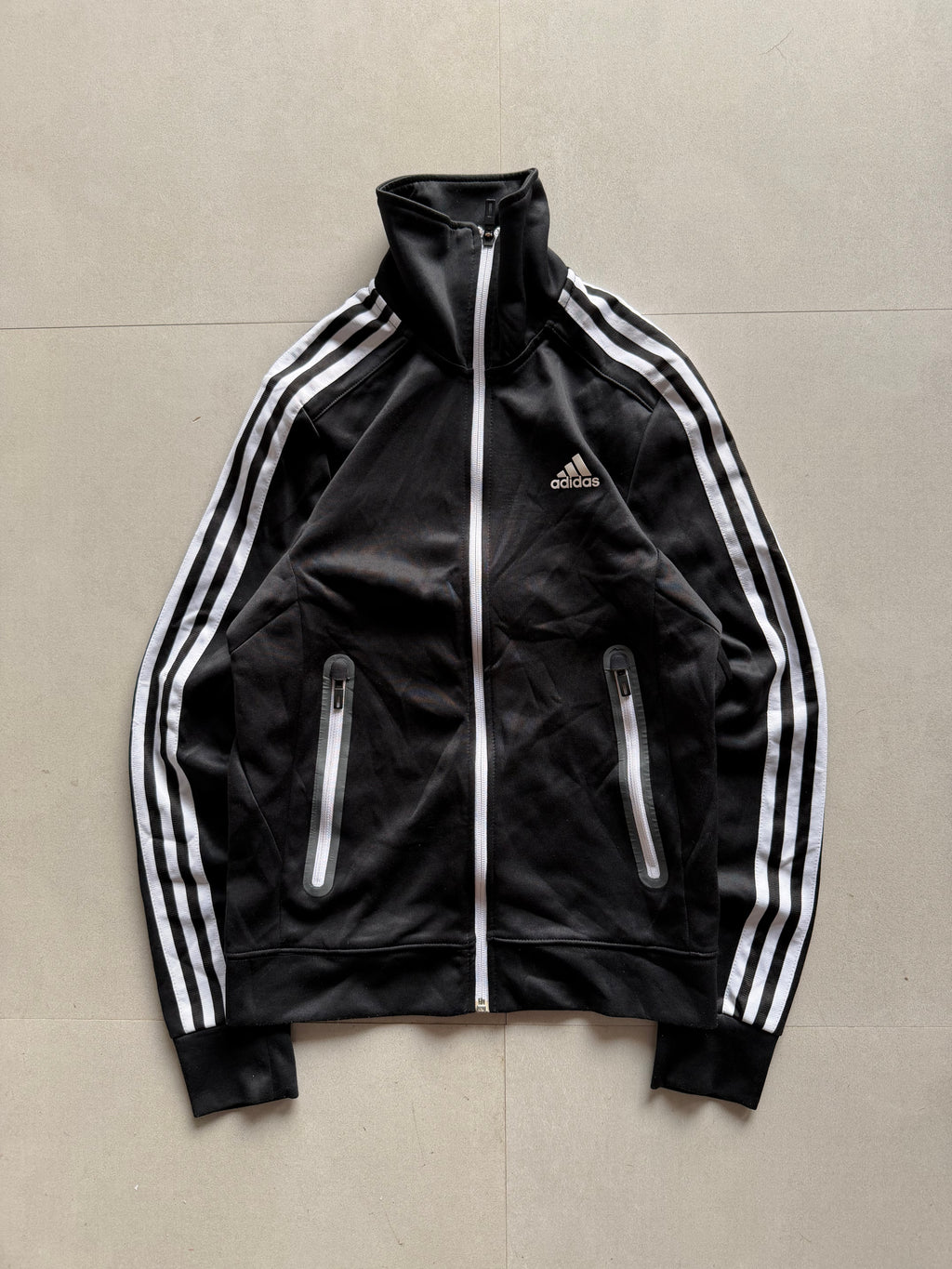 ADIDAS STRIPED FLYBIRD JACKET - XS