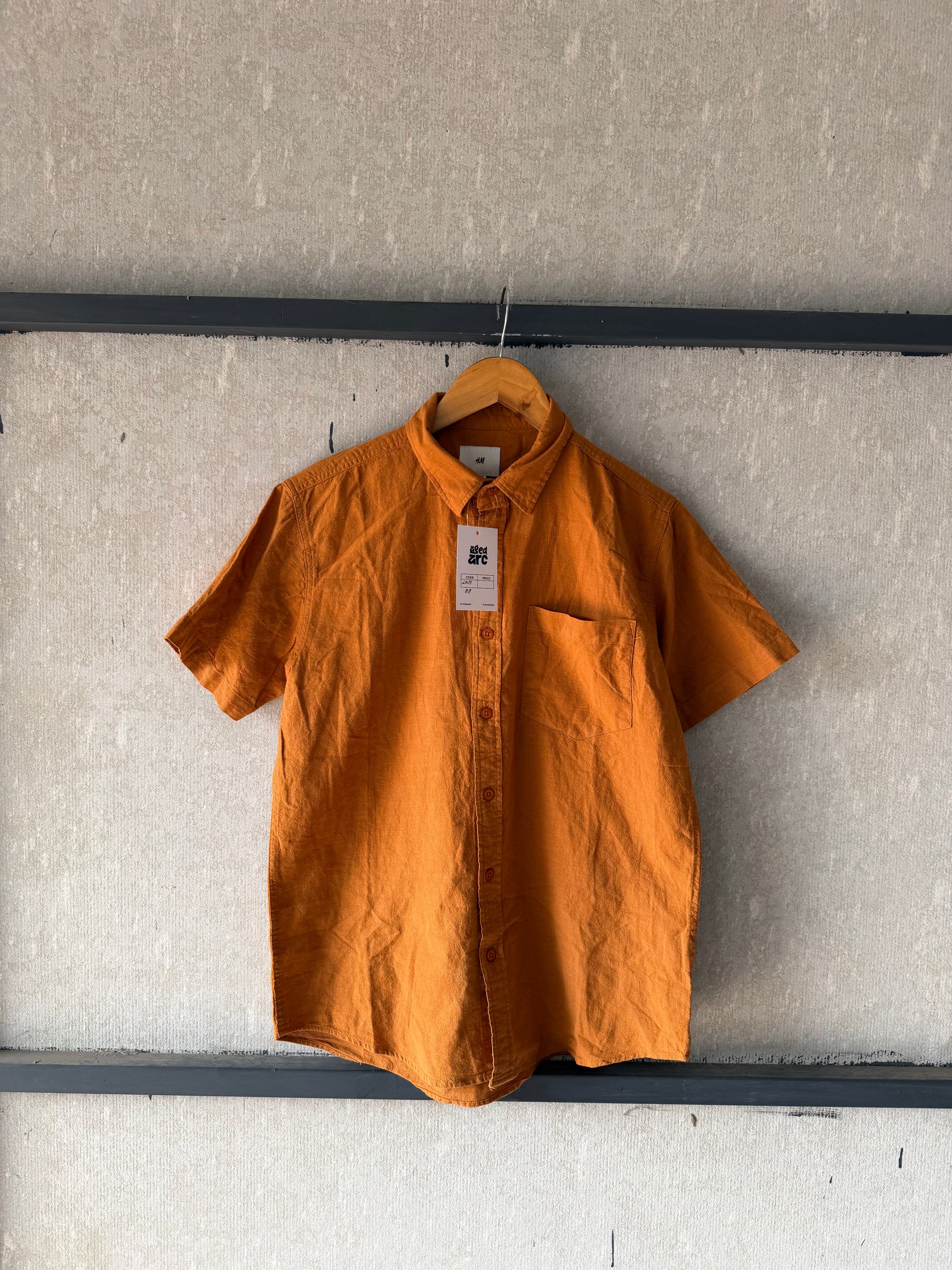 H&M LINEN SHIRT SLN88 - M