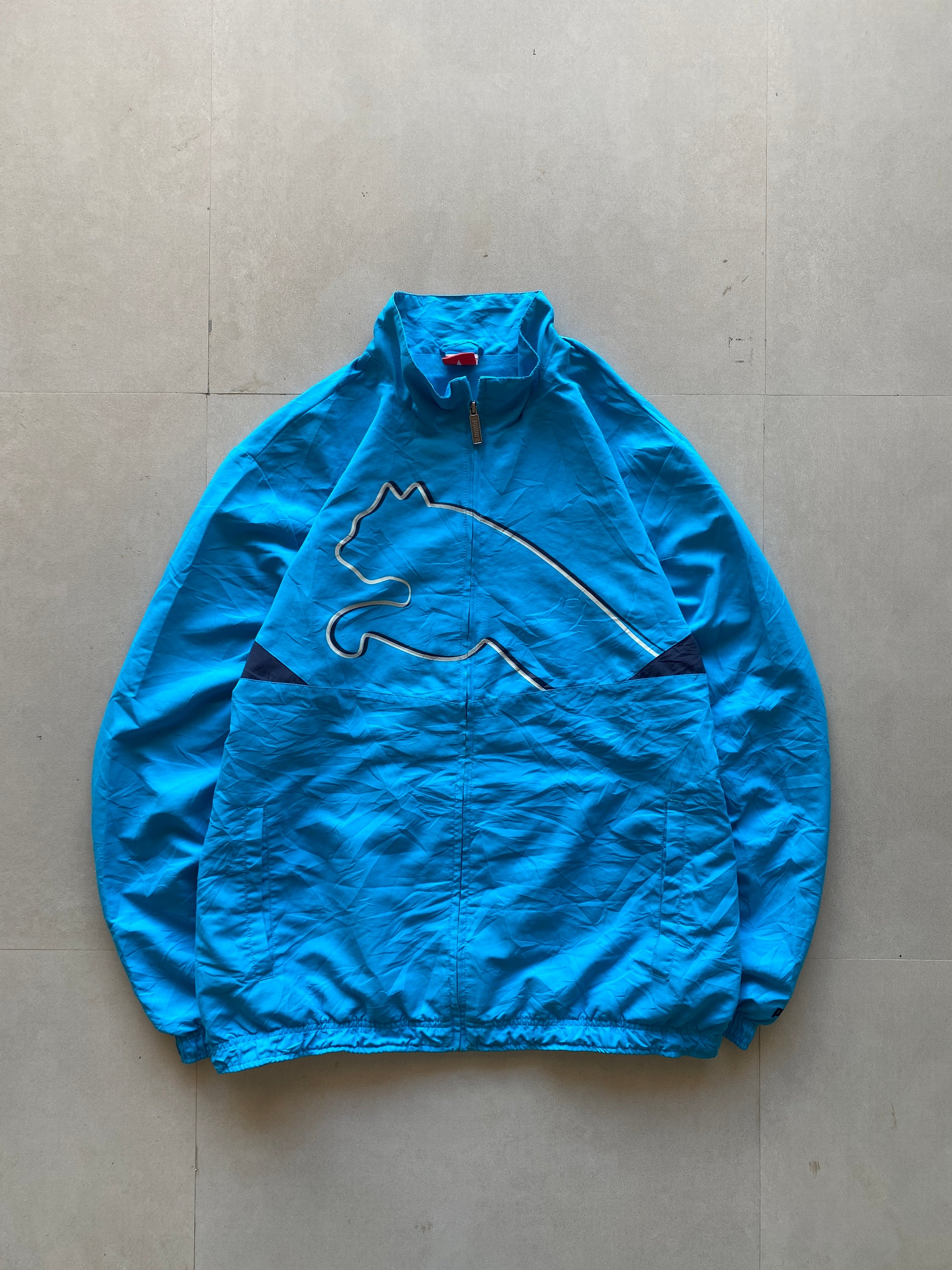 VINTAGE PUMA BIG LOGO JACKET - XL