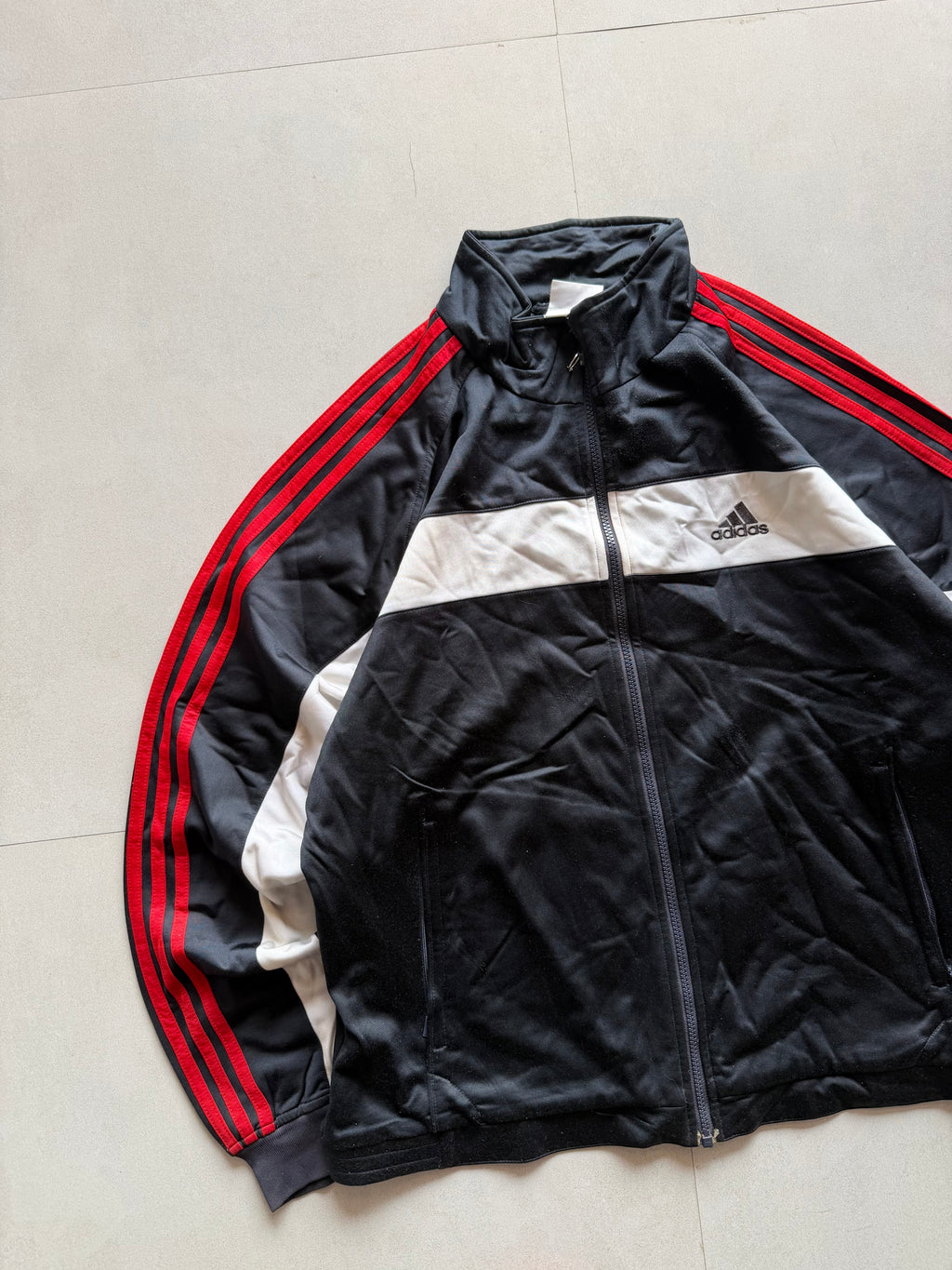 ADIDAS STRIPED JACKET  - XL
