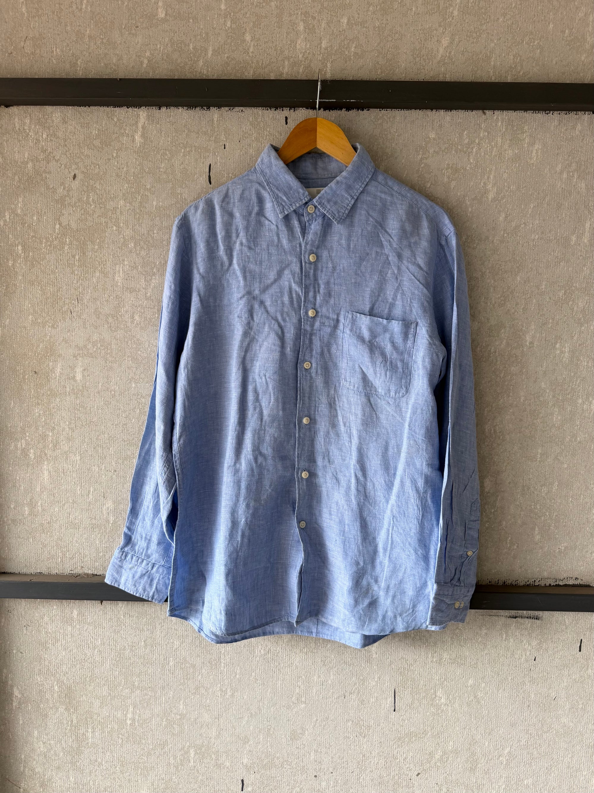 UNIQLO LINEN SHIRT SLN101 - M