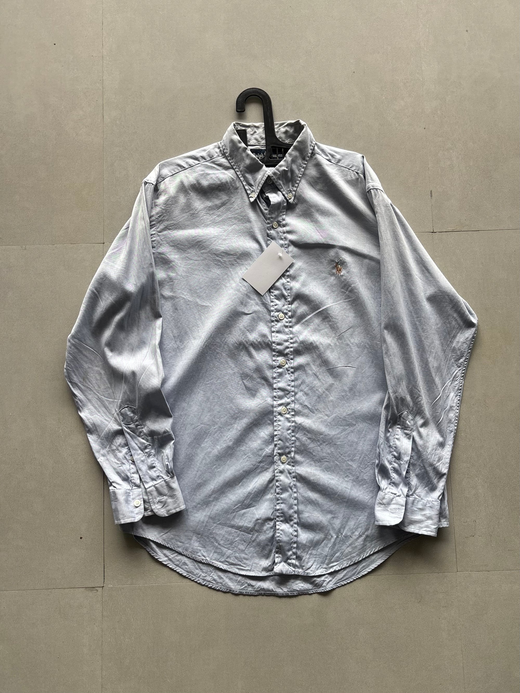 RALPH LAUREN PURPLE SOLID SHIRT - M