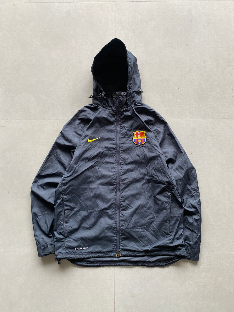 VINTAGE NIKE BARCELONA HOODED JACKET - L