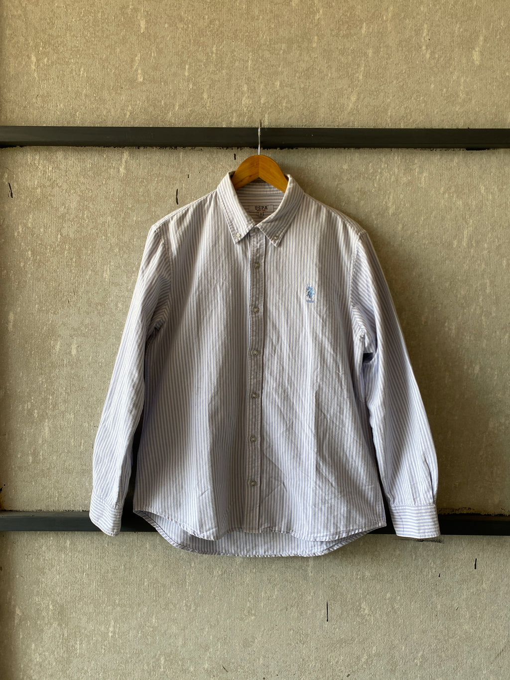 US POLO STRIPED SHIRT - L