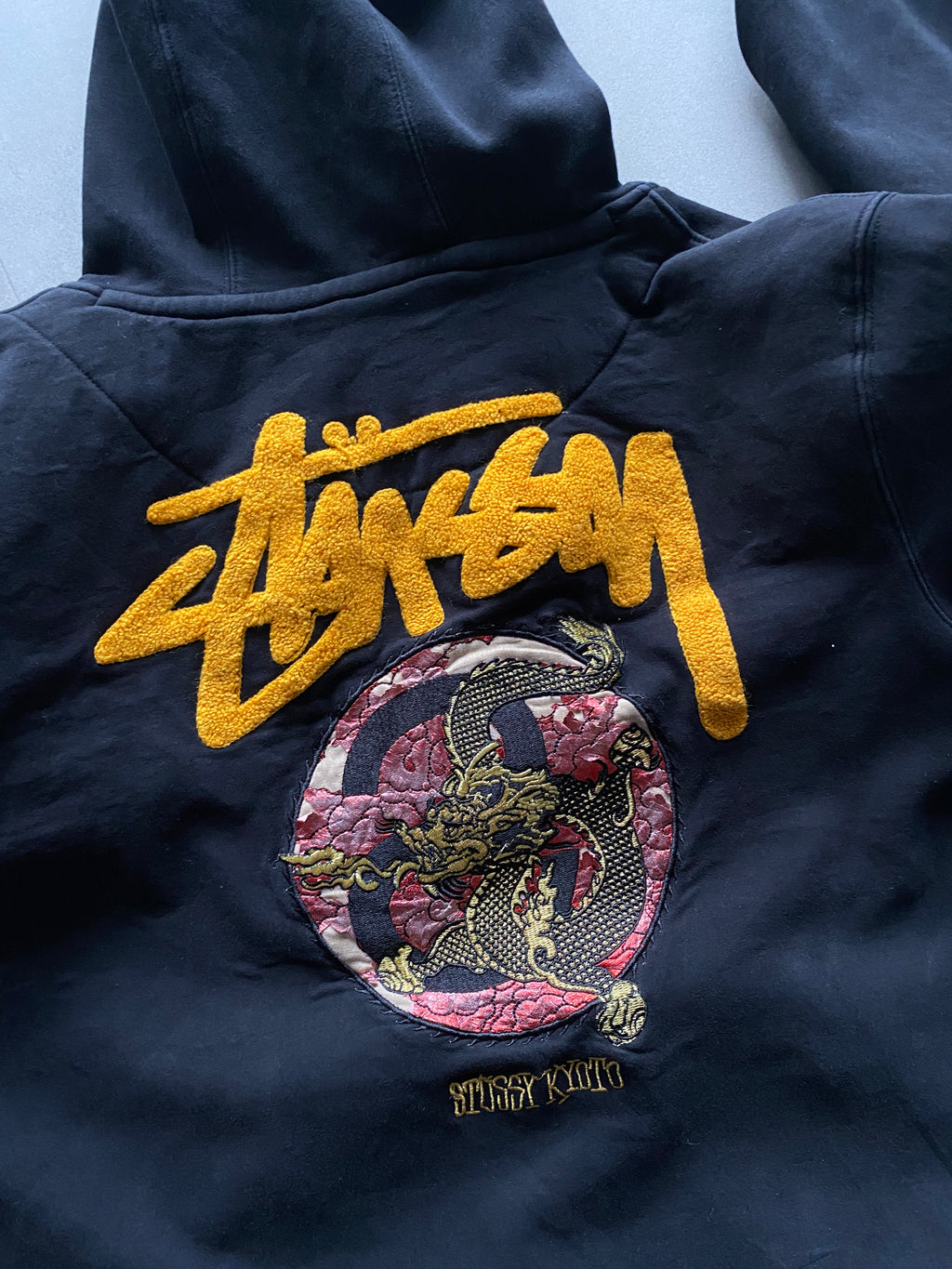 STUSSY DRAGON HOODIE (bootleg) - L