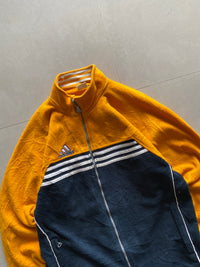 90S ADIDAS FLEECE JACKET - L