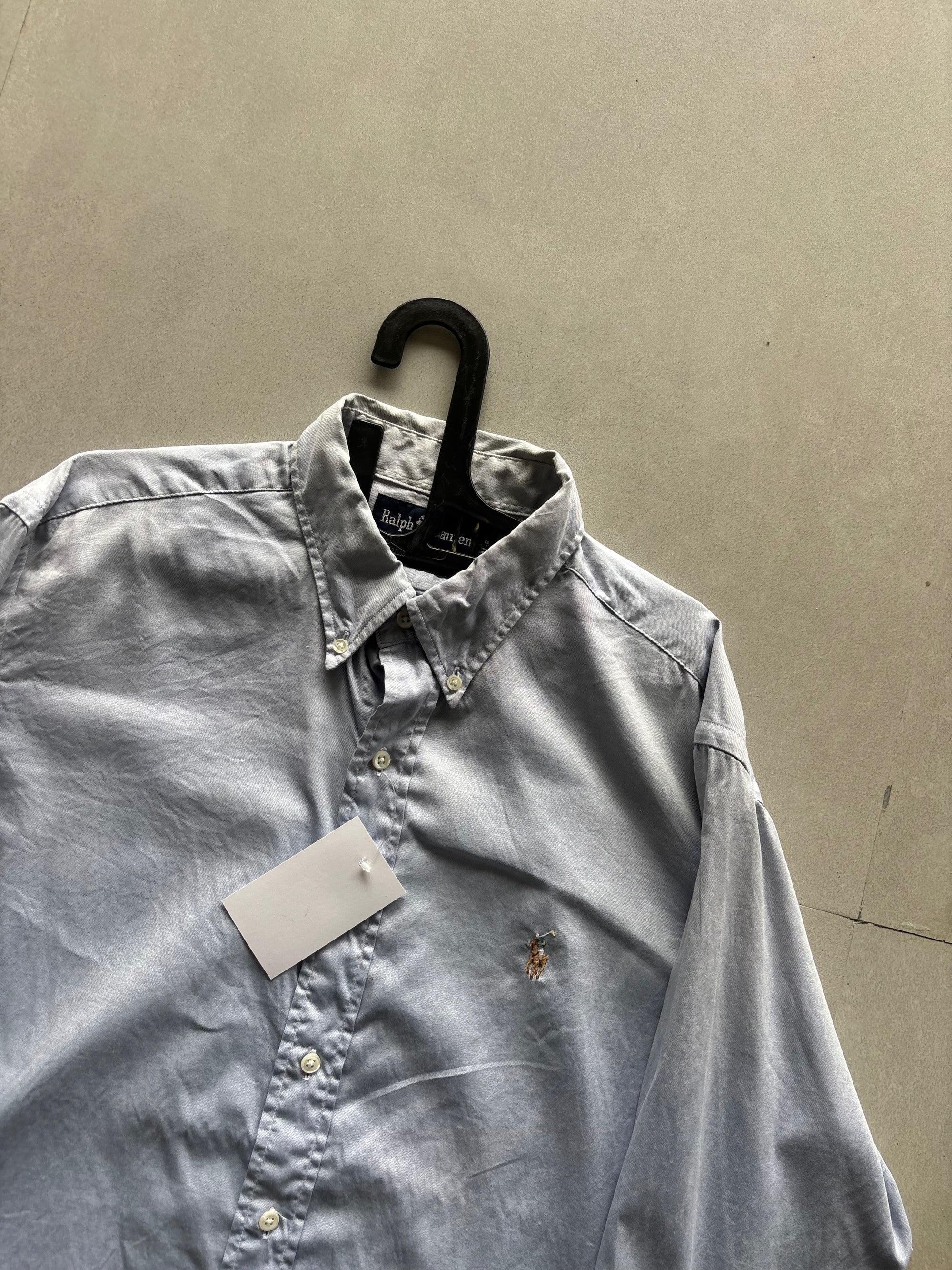 RALPH LAUREN PURPLE SOLID SHIRT - M
