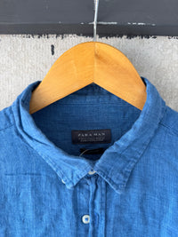 ZARA LINEN SHIRT SLN110 - M