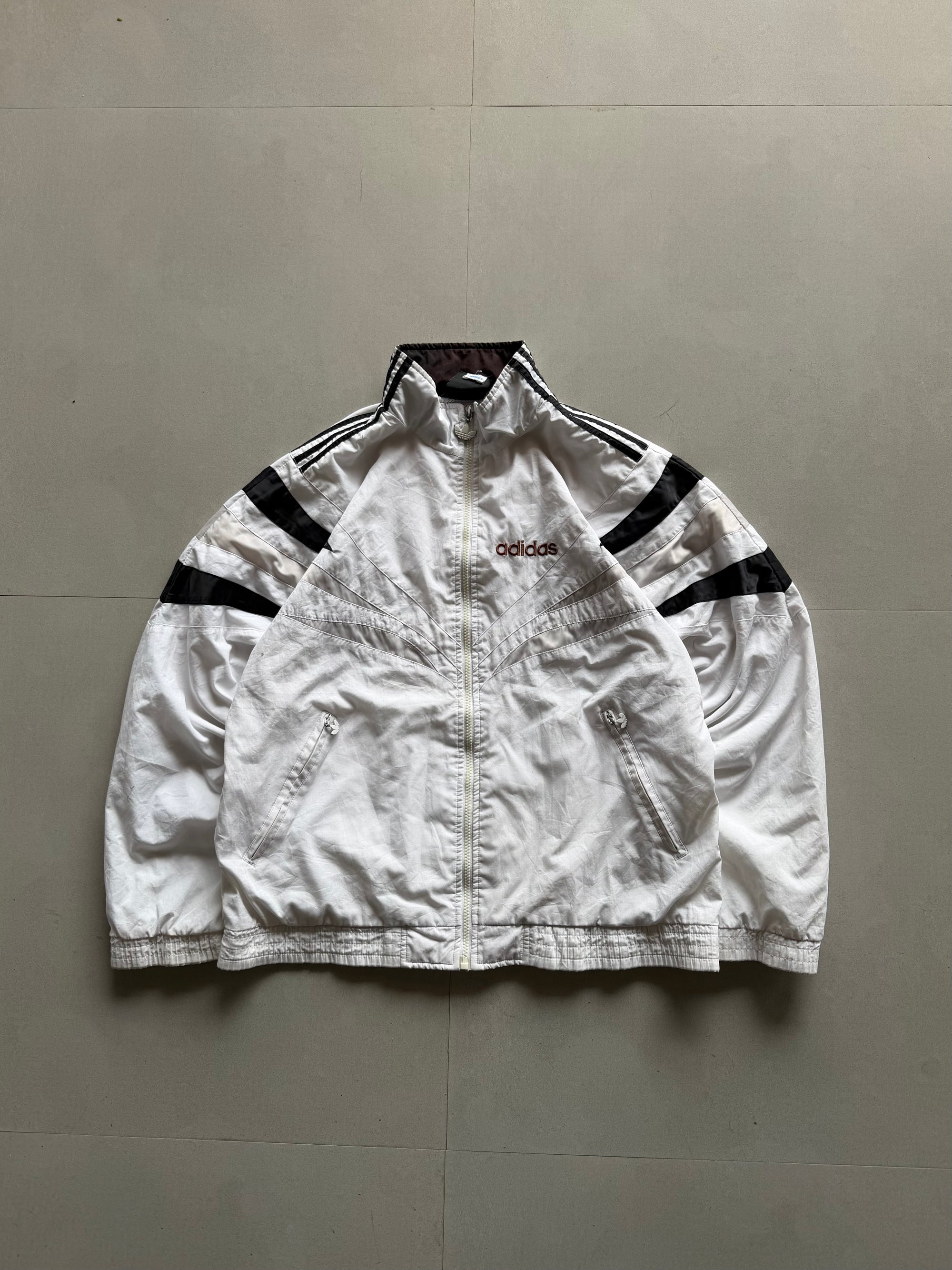 90S ADIDAS BIG LOGO JACKET - XL