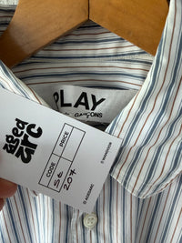 CDG PLAY STRIPED SHIRT ST207 - M