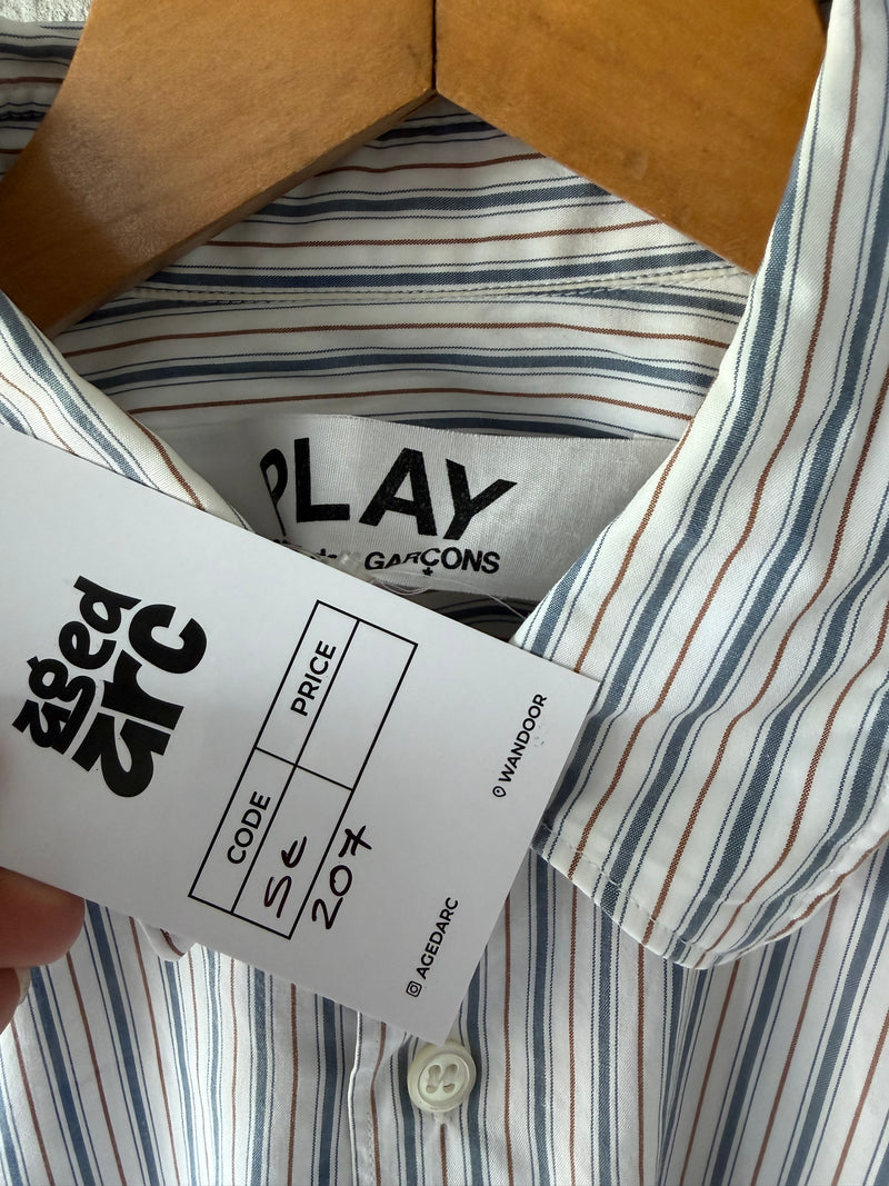 CDG PLAY STRIPED SHIRT ST207 - M