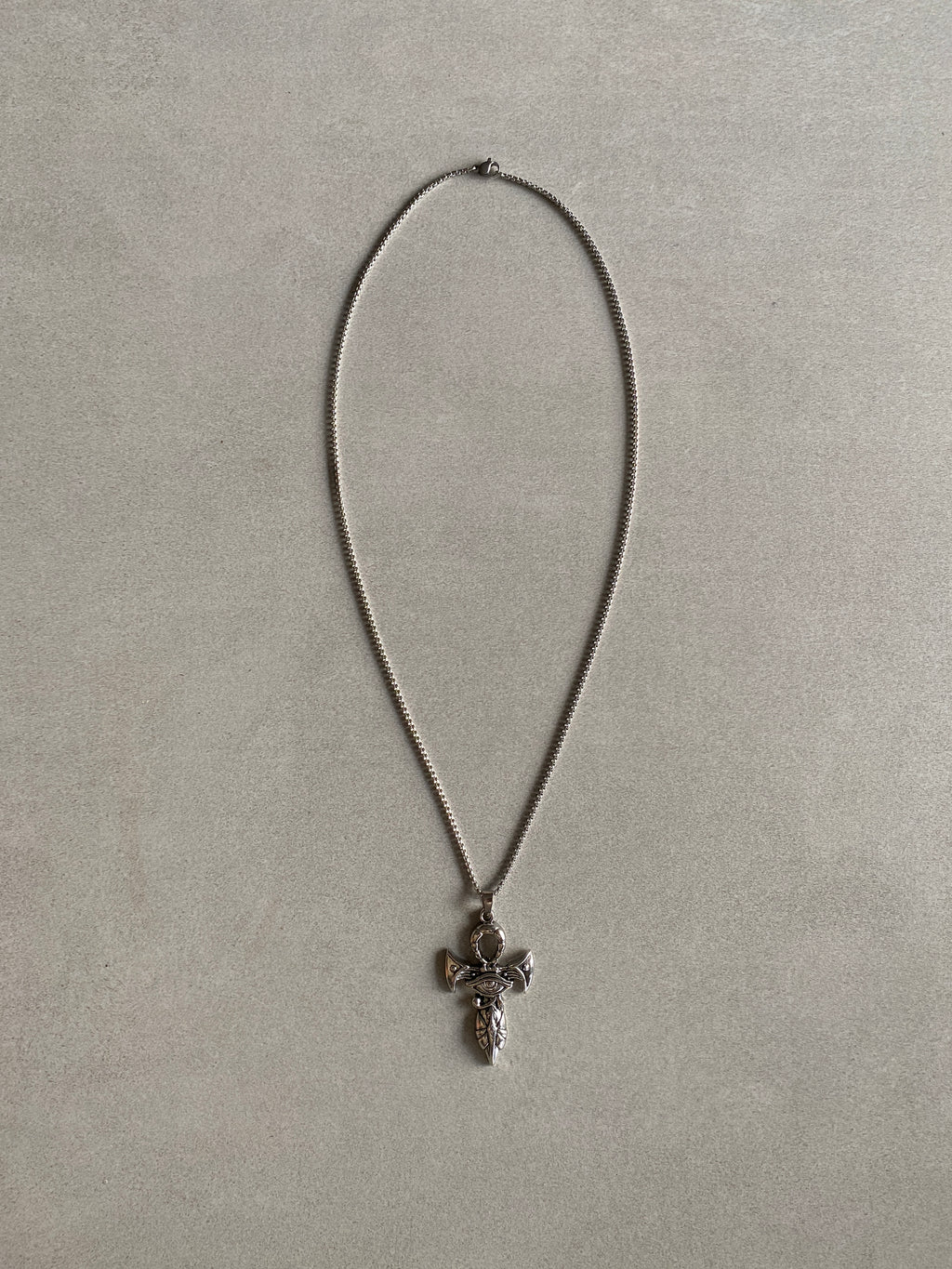 ANKH EYE OF HORUS PENDANT CHAIN