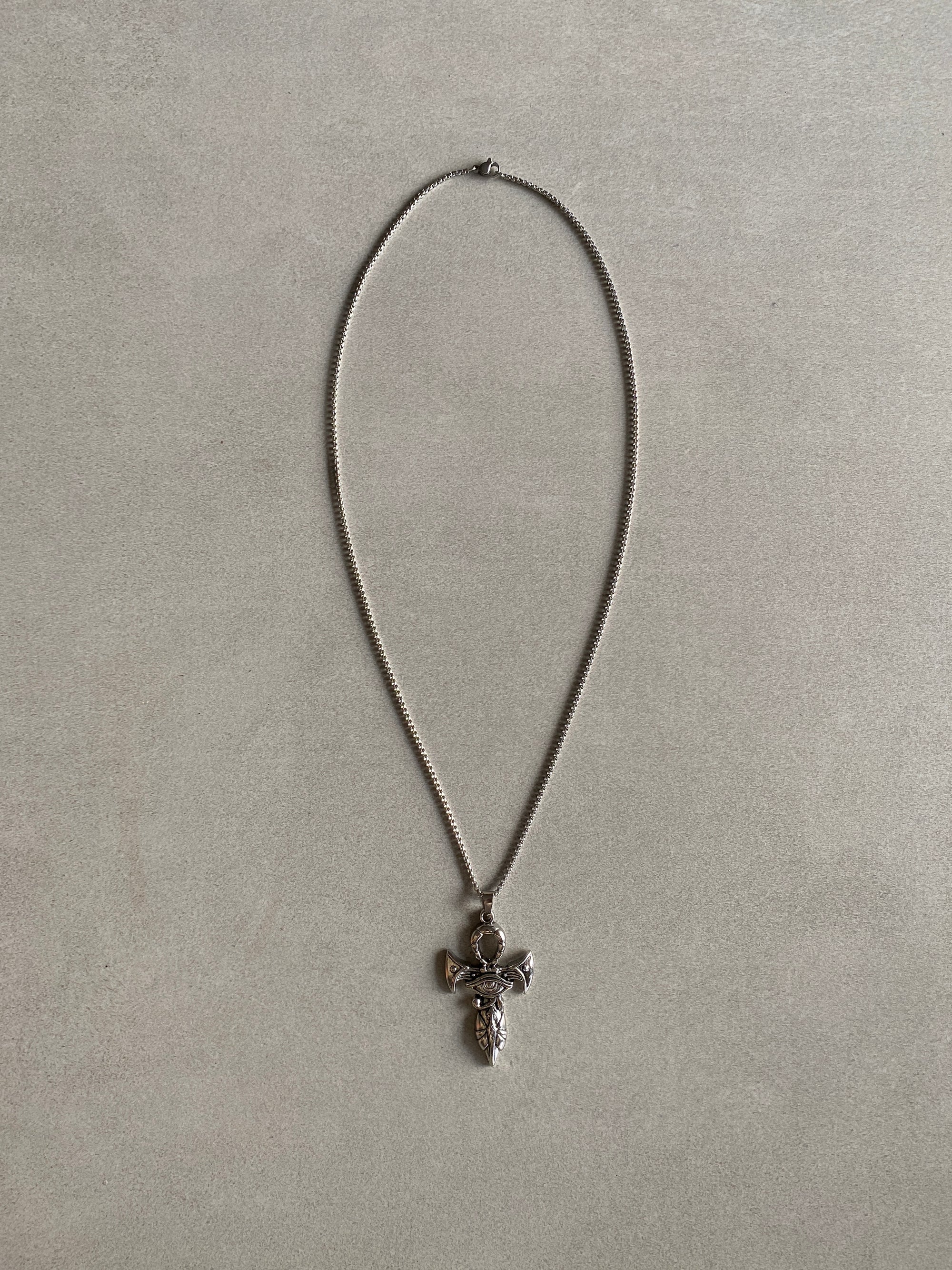 ANKH EYE OF HORUS PENDANT CHAIN