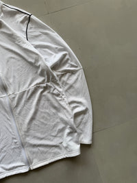 NIKE WHITE TRACK JACKET - XL