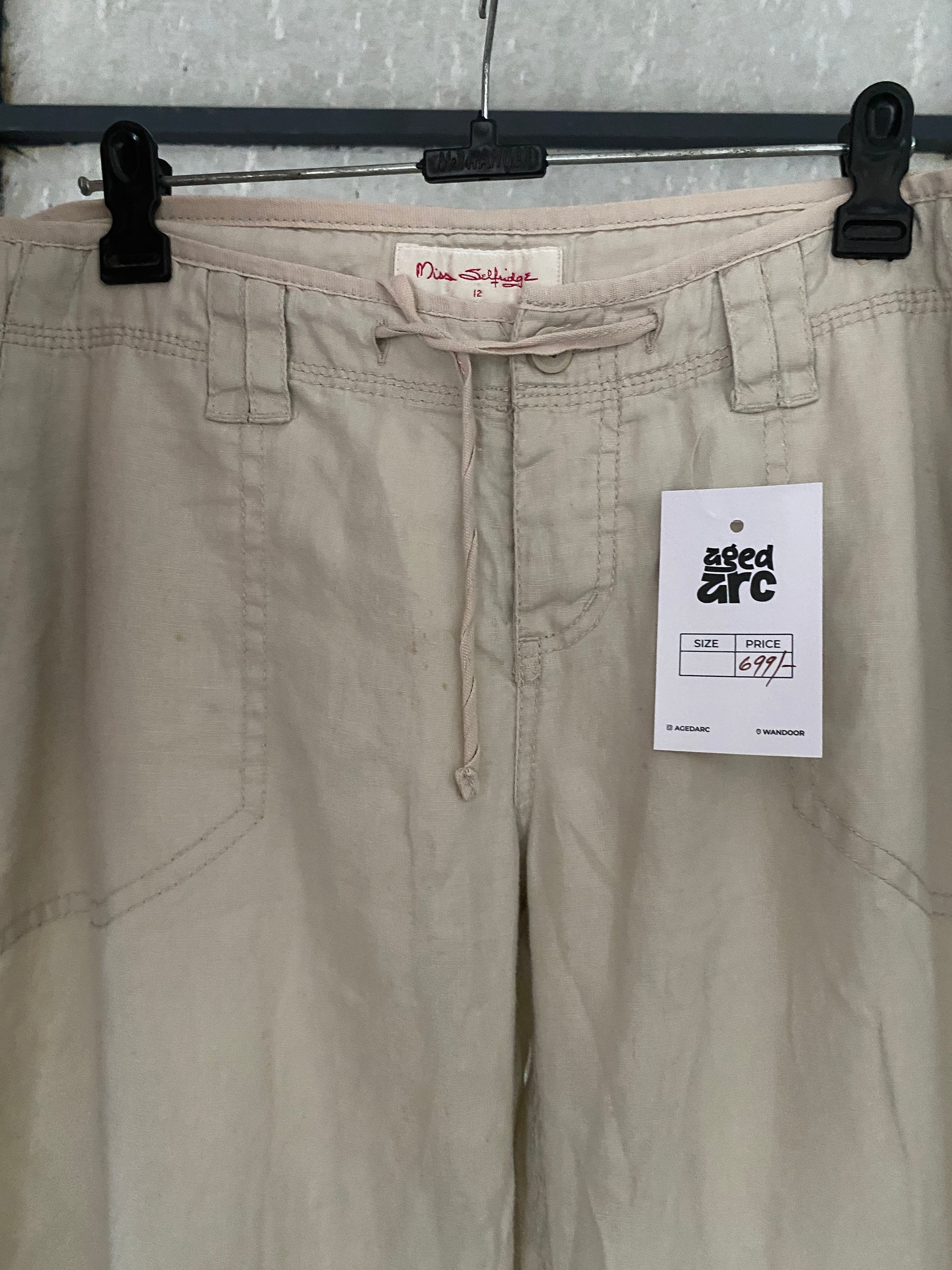LINEN PANT - L