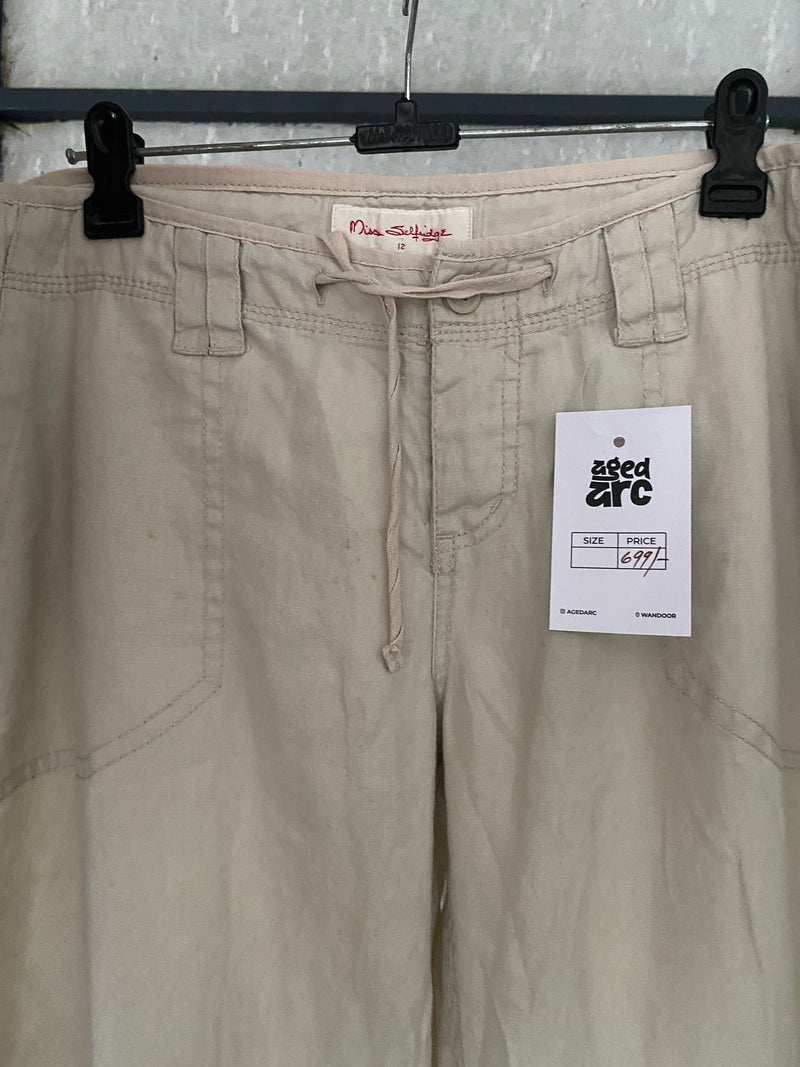 LINEN PANT - L