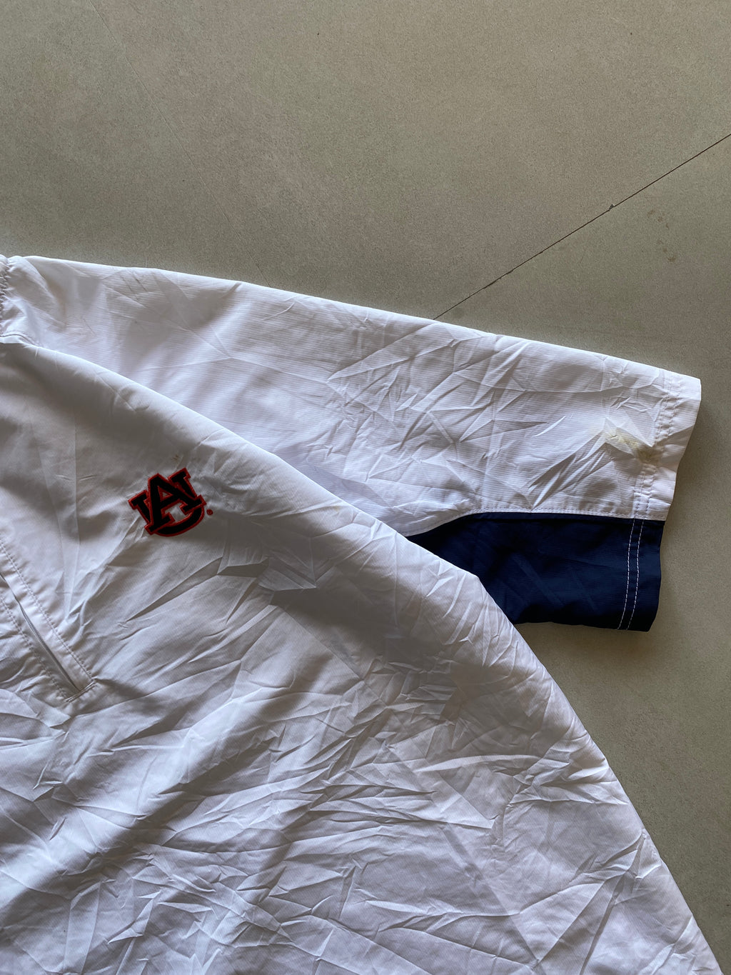 UNDER ARMOUR AUBURN TIGERS HALF SLEEVE JACKET - XXL